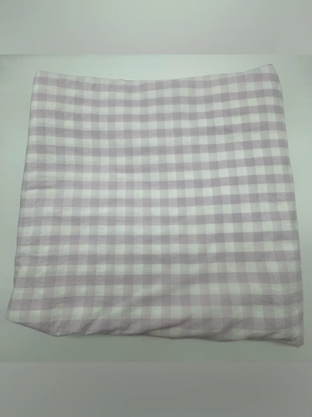 Serena & Lily Lavender and White Gingham Bedding Sheet